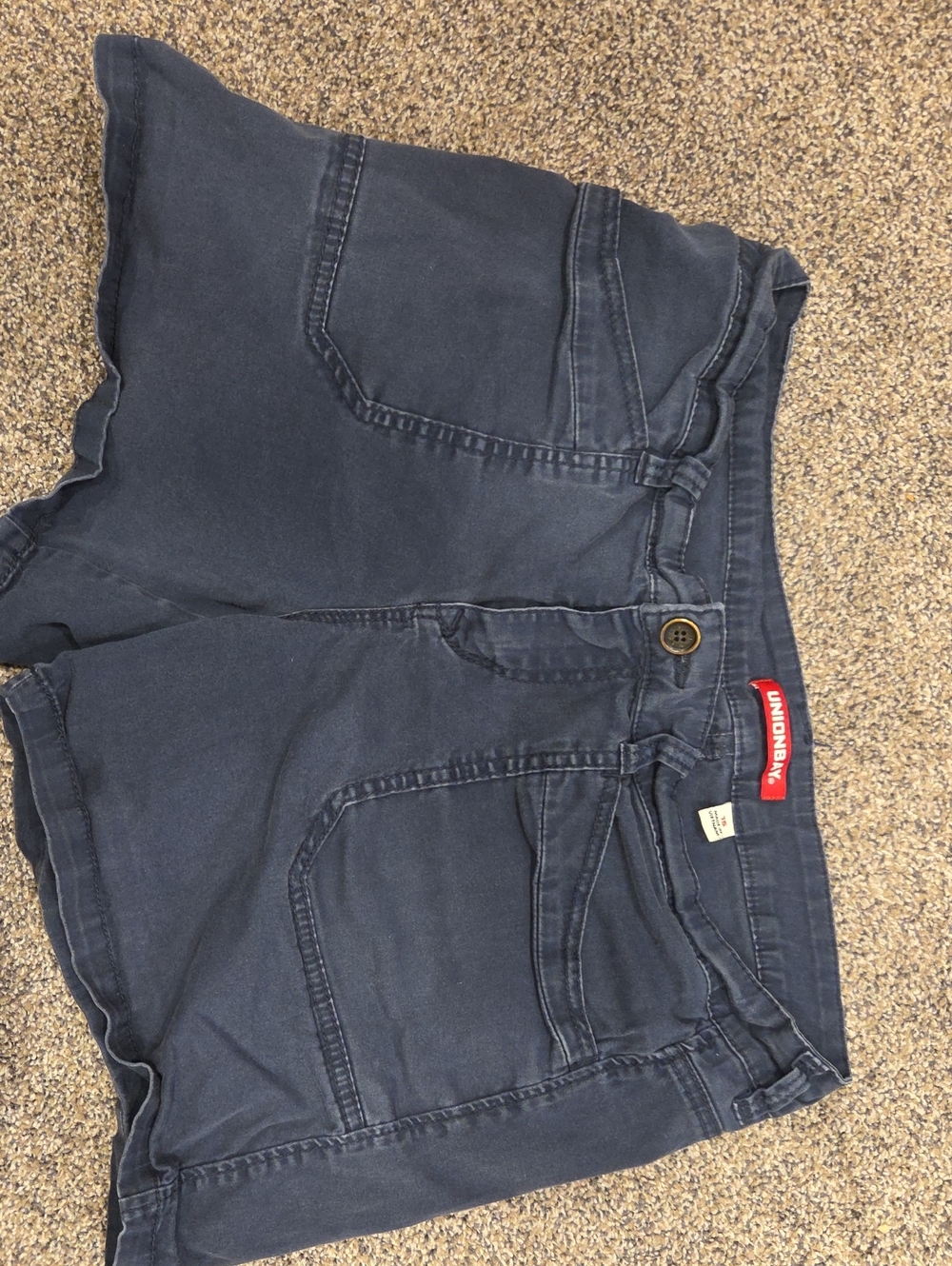 UNIONBAY Navy And Gray Casual Cargo-Style Short